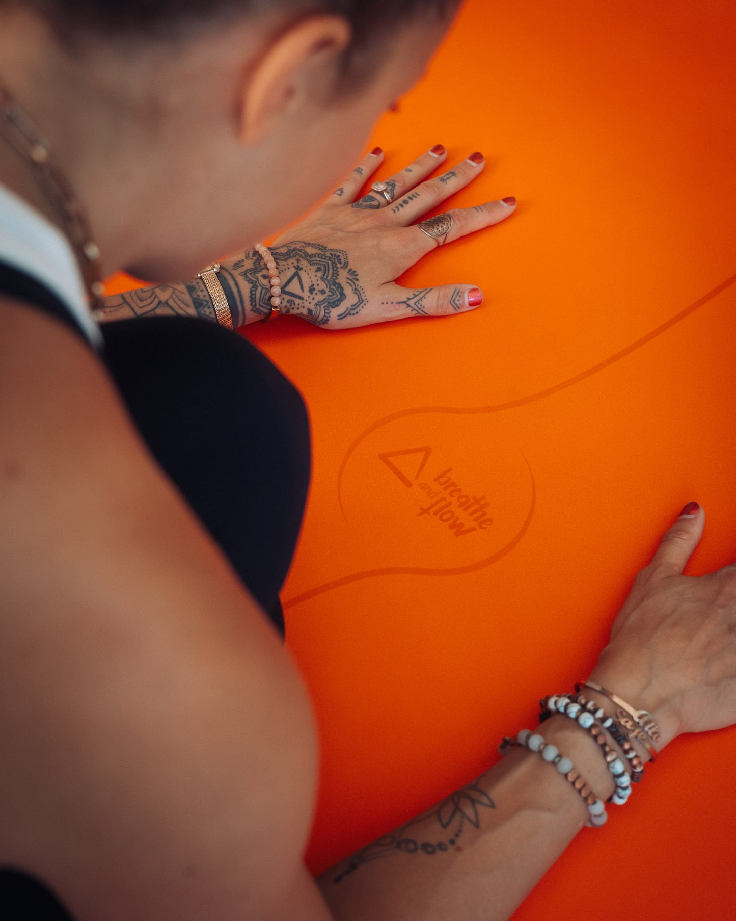 ORANGE TRAVEL MINIMALIST YOGA MAT (Limited Edition)