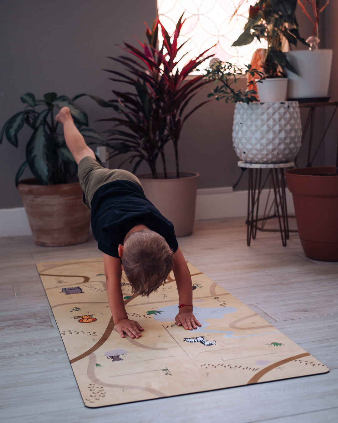 KIDS YOGA MAT SAFARI (Limited Edition)