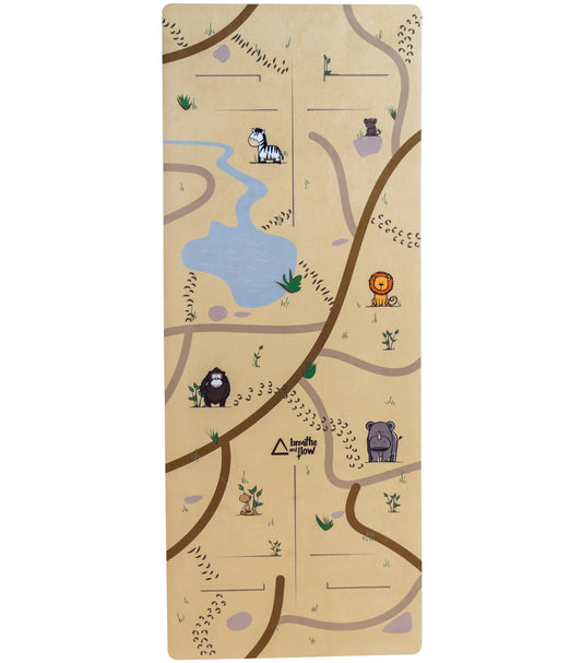 KIDS YOGA MAT SAFARI (Limited Edition)