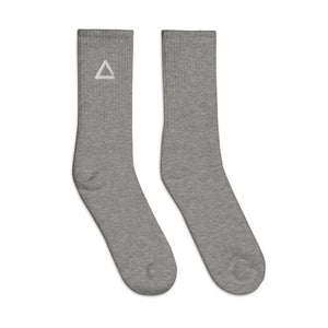 TRIANGLE EMBROIDERED SOCKS
