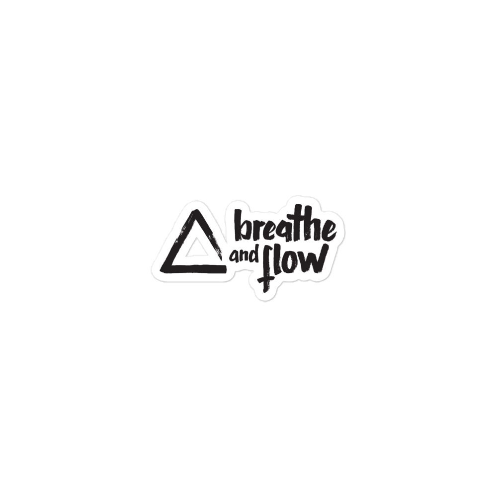 BREATHE AND FLOW STICKERS